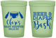 Custom Baby Shower 16 oz Glow In The Dark Cups - Beer Diapers Bash | 90151