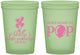 Custom Baby Shower 16 oz Glow In The Dark Cups - Shes Going To Pop | 90157