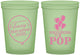 Custom Baby Shower 16 oz Glow In The Dark Cups - Shes Going To Pop | 90160