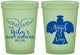 Custom Baby Shower 16 oz Glow In The Dark Cups - Angel On The Way | 90165
