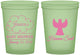 Custom Baby Shower 16 oz Glow In The Dark Cups - Heaven Sent | 90166