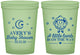 Custom Baby Shower 16 oz Glow In The Dark Cups - Little Lamb On The Way | 90167