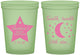 Custom Baby Shower 16 oz Glow In The Dark Cups - Twinkle Twinkle Little Star | 90168