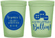 Custom Baby Shower 16 oz Glow In The Dark Cups - Cute Little Button | 90189