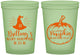 Custom Baby Shower 16 oz Glow In The Dark Cups - Little Pumpkin Halloween | 90196
