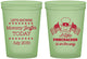 Custom Baby Shower 16 oz Glow In The Dark Cups - Little Firecracker | 90198