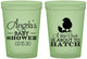 Custom Baby Shower 16 oz Glow In The Dark Cups - Chick About To Hatch | 90199