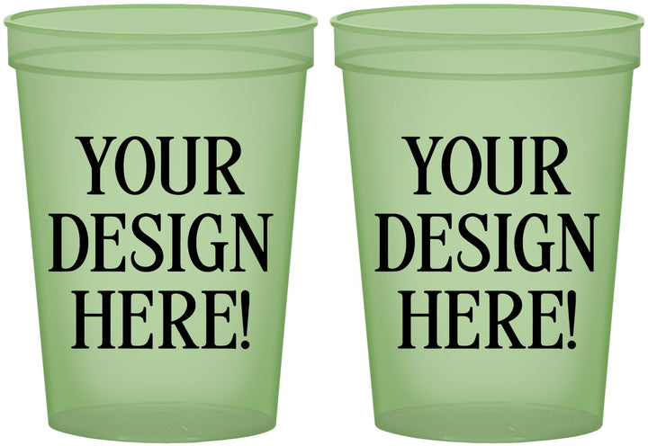 16 oz Glow In The Dark Cups - Design Your Own