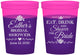 Custom Bridal Shower 16 oz Color Changing Cups - Eat Drink Shower Bride | 100002