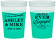 Custom Engagement 16 oz Color Changing Cups - Happily Ever Engaged | 10006