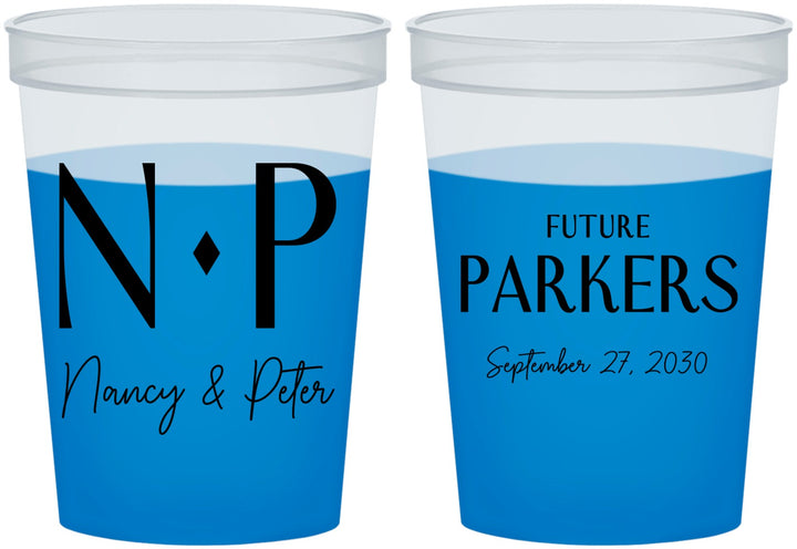 Custom Engagement 16 oz Color Changing Cups - Future | 10010