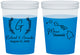 Custom Wedding 16 oz Color Changing Cups - Hawaii | 110
