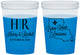 Custom Wedding 16 oz Color Changing Cups - Louisiana | 117