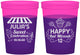Custom Bat Mitzvah 16 oz Color Changing Cups - 12th Birthday Cupcake | 120010