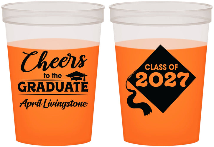 Custom Graduation 16 oz Color Changing Cups - Class Of 2027 Tassel Hassel | 130033