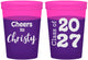 Custom Graduation 16 oz Color Changing Cups - Class Of 2027 Cheers | 130037