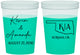 Custom Wedding 16 oz Color Changing Cups - Oklahoma | 135