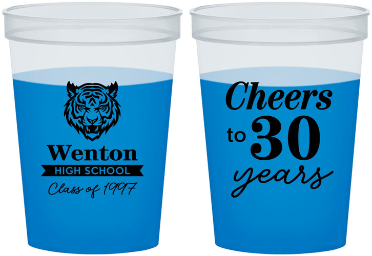 Custom Class Reunion 16 oz Color Changing Cups - Class Of 1997 30 Year | 140002