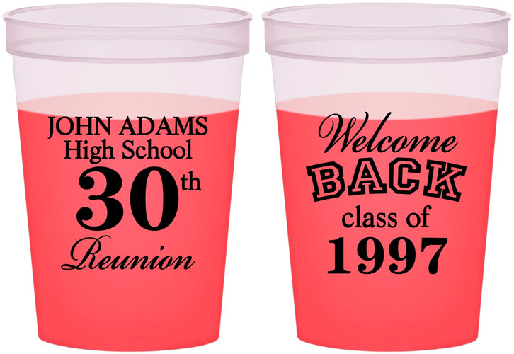 Custom Class Reunion 16 oz Color Changing Cups - Class Of 1997 30 Year | 140007