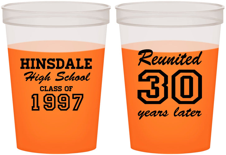 Custom Class Reunion 16 oz Color Changing Cups - Class Of 1997 30 Year | 140012