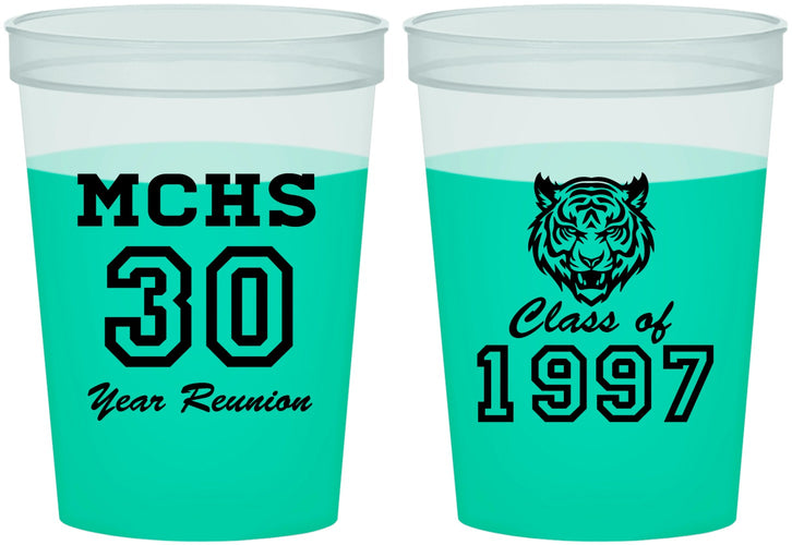 Custom Class Reunion 16 oz Color Changing Cups - Class Of 1997 30 Year | 140017