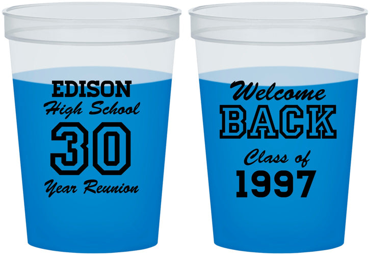 Custom Class Reunion 16 oz Color Changing Cups - Class Of 1997 30 Year | 140022