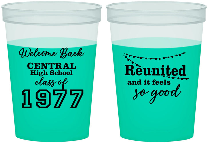 Custom Class Reunion 16 oz Color Changing Cups - Class Of 1977 50 Year | 140029