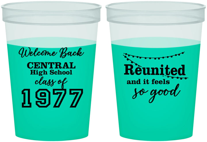 Custom Class Reunion 16 oz Color Changing Cups - Class Of 1977 50 Year | 140029