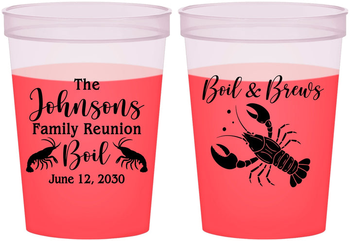 Custom Family Reunion 16 oz Color Changing Cups - Crawfish Boil | 160005