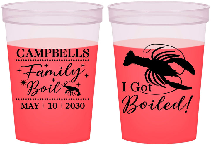 Custom Family Reunion 16 oz Color Changing Cups - Crawfish Boil | 160008