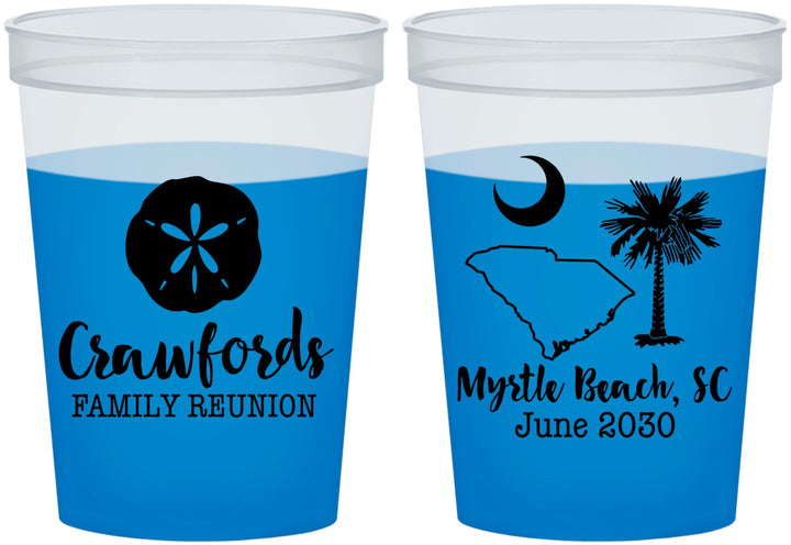 Custom Family Reunion 16 oz Color Changing Cups - South Carolina | 160018