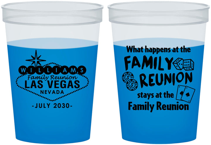 Custom Family Reunion 16 oz Color Changing Cups - Las Vegas | 160038