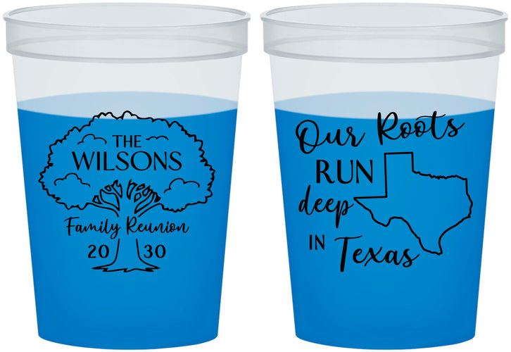 Custom Family Reunion 16 oz Color Changing Cups - Texas | 160055