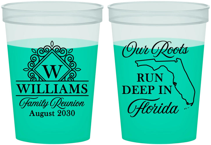 Custom Family Reunion 16 oz Color Changing Cups - Florida | 160057