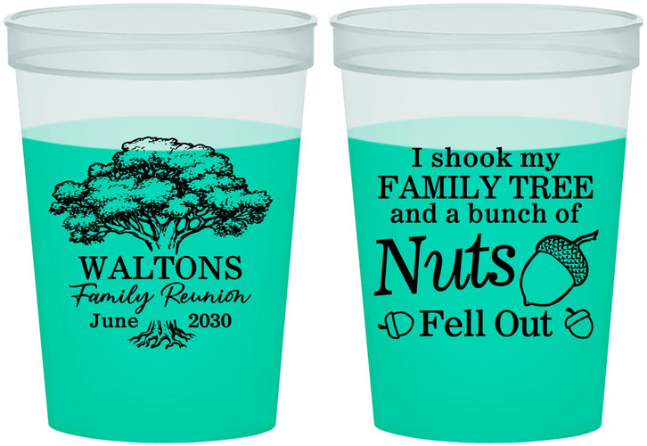 Custom Family Reunion 16 oz Color Changing Cups - Tree | 160058