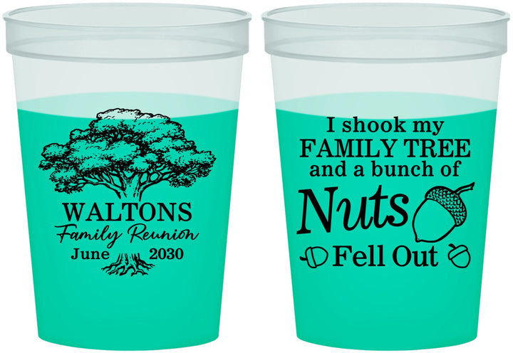 Custom Family Reunion 16 oz Color Changing Cups - Tree | 160058