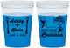 Custom Wedding 16 oz Color Changing Cups - Louisiana | 167