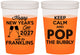 Custom New Years 16 oz Color Changing Cups - 2027 Pop The Bubbly | 170006