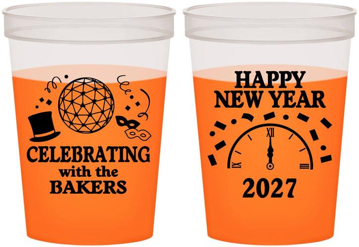 Custom New Years 16 oz Color Changing Cups - 2027 Countdown | 170010
