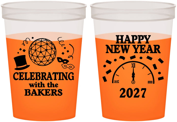 Custom New Years 16 oz Color Changing Cups - 2027 Countdown | 170010