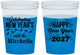 Custom New Years 16 oz Color Changing Cups - 2027 Nye Confetti | 170015