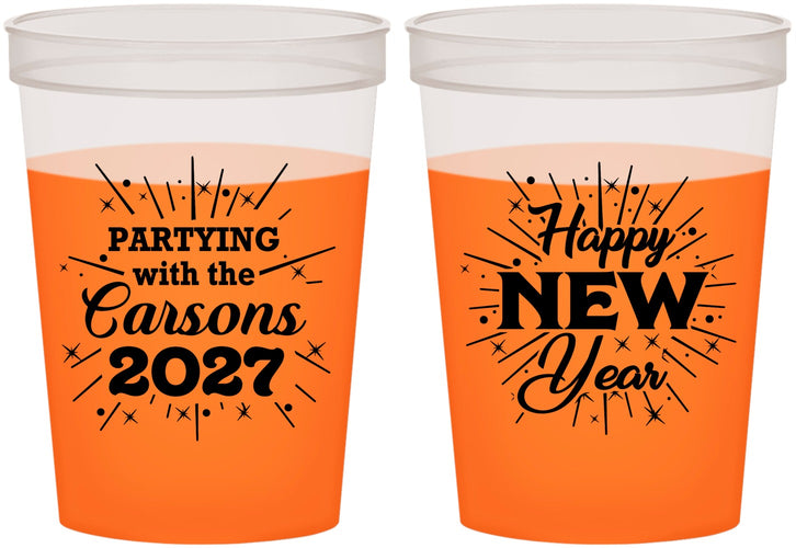 Custom New Years 16 oz Color Changing Cups - 2027 Nye | 170020