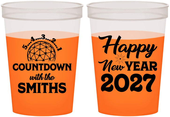 Custom New Years 16 oz Color Changing Cups - 2027 Countdown | 170026