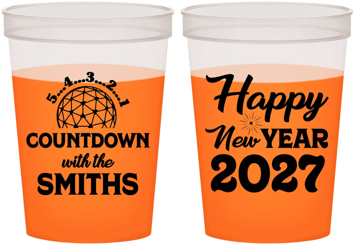 Custom New Years 16 oz Color Changing Cups - 2027 Countdown | 170026