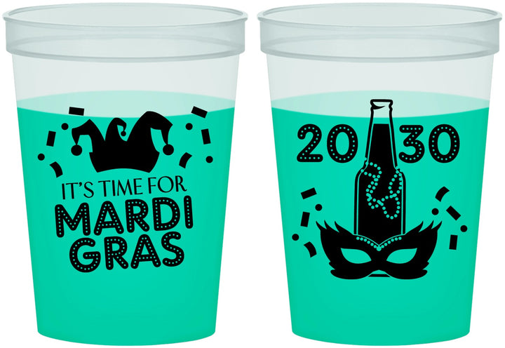 Custom Mardi Gras 16 oz Color Changing Cups - New Orleans | 190003