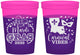 Custom Mardi Gras 16 oz Color Changing Cups - Fleur De Lis Carnaval | 190012