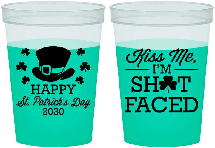 Custom St Patricks Day 16 oz Color Changing Cups - Leprechaun | 200009