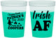 Custom St Patricks Day 16 oz Color Changing Cups - Irish Af Leprechaun | 200012