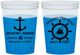 Custom Birthday 16 oz Color Changing Cups - 45th Nautical | 20023