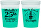 Custom Birthday 16 oz Color Changing Cups - 25th Pineapple | 20043